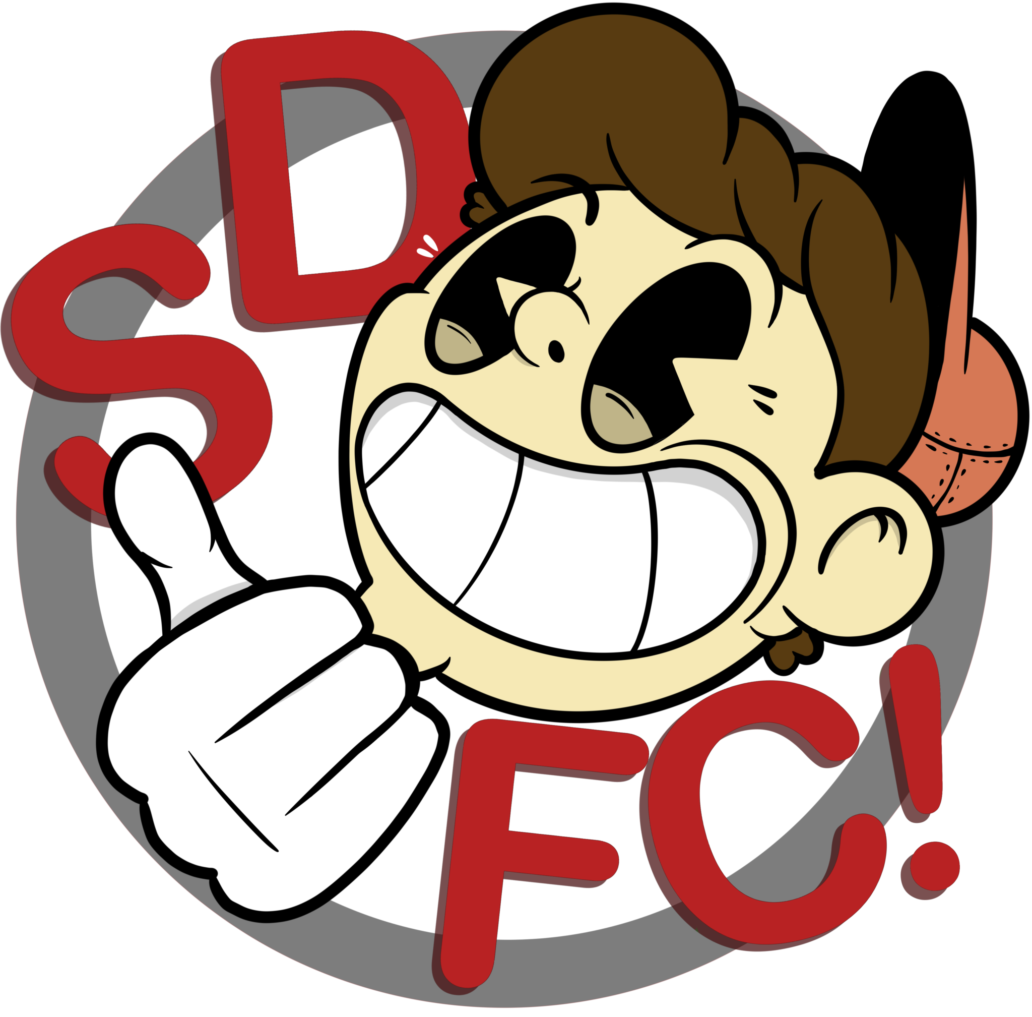 Super Duper Friends Club character giving a thumbs-up